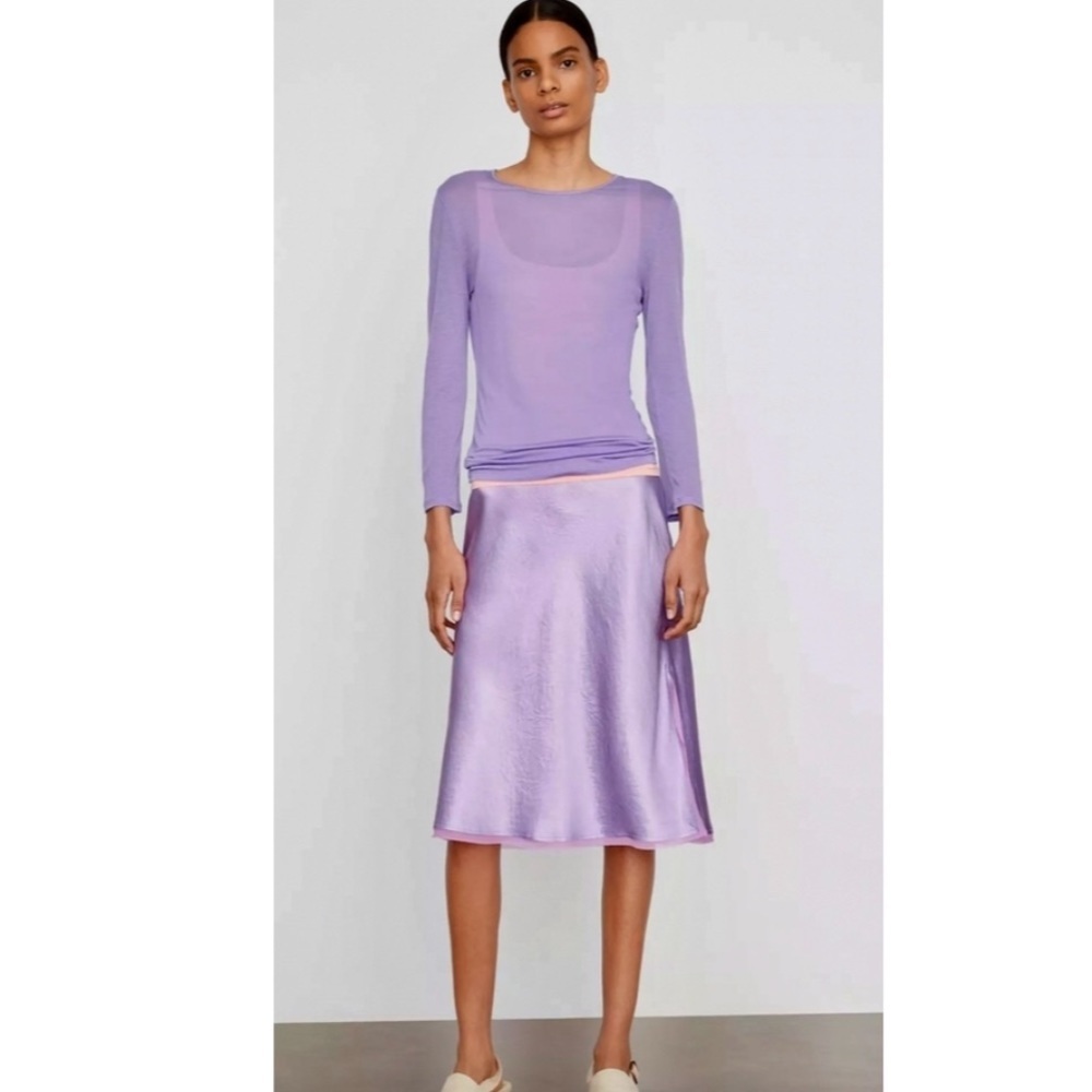 Vince Sheer Crewneck Top.